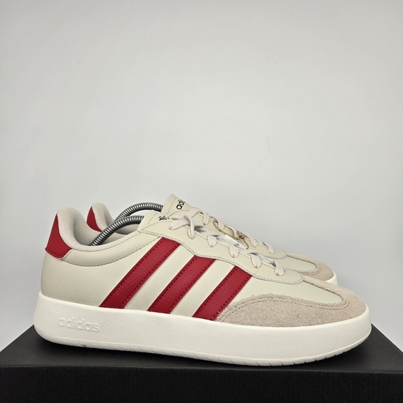 New Adidas Barreda Better Scarlet Wonder Beige JR1319 Men\'s Shoes Size 10.5